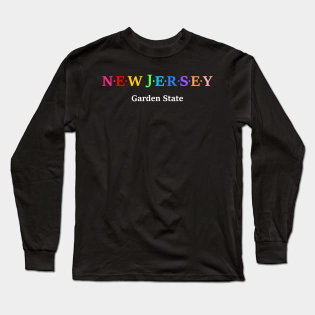 New Jersey, USA. Garden State Long Sleeve T-Shirt by Koolstudio